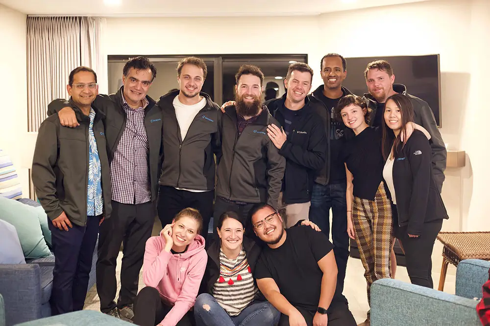 DocSpera team with jackets